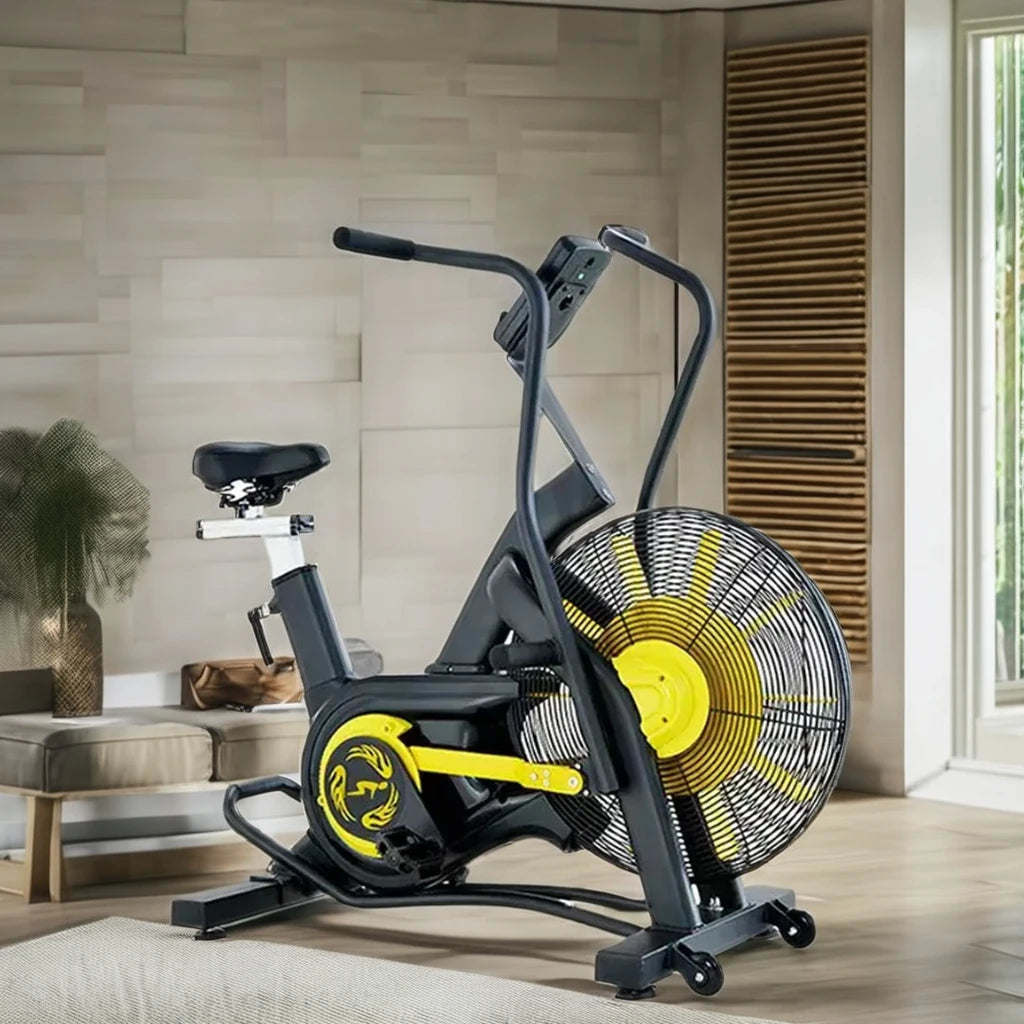 New Indoor Cycling Exercise Magnetic Bike Fitness Gym Equipment Airbike Commercial Exercise Fan Bike Air Bike