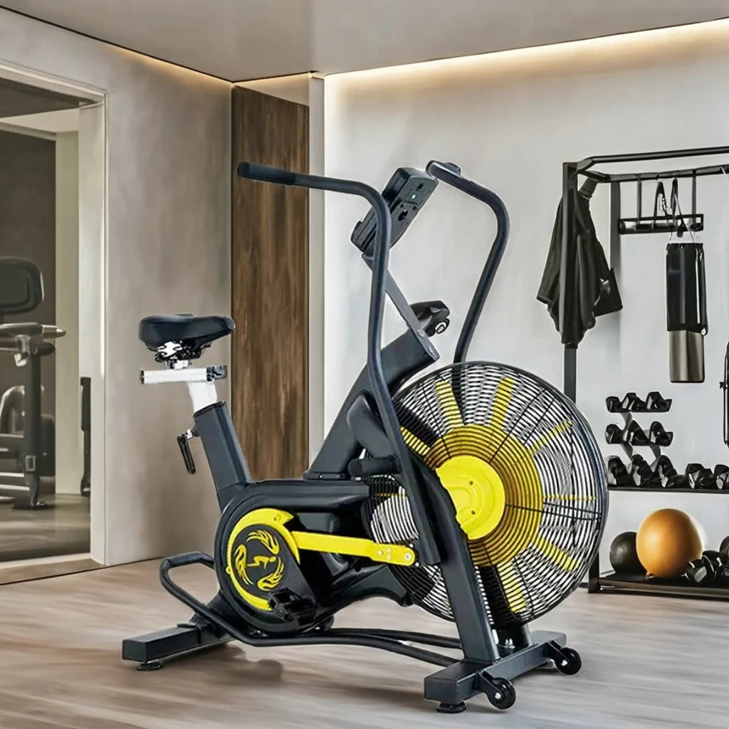 New Indoor Cycling Exercise Magnetic Bike Fitness Gym Equipment Airbike Commercial Exercise Fan Bike Air Bike
