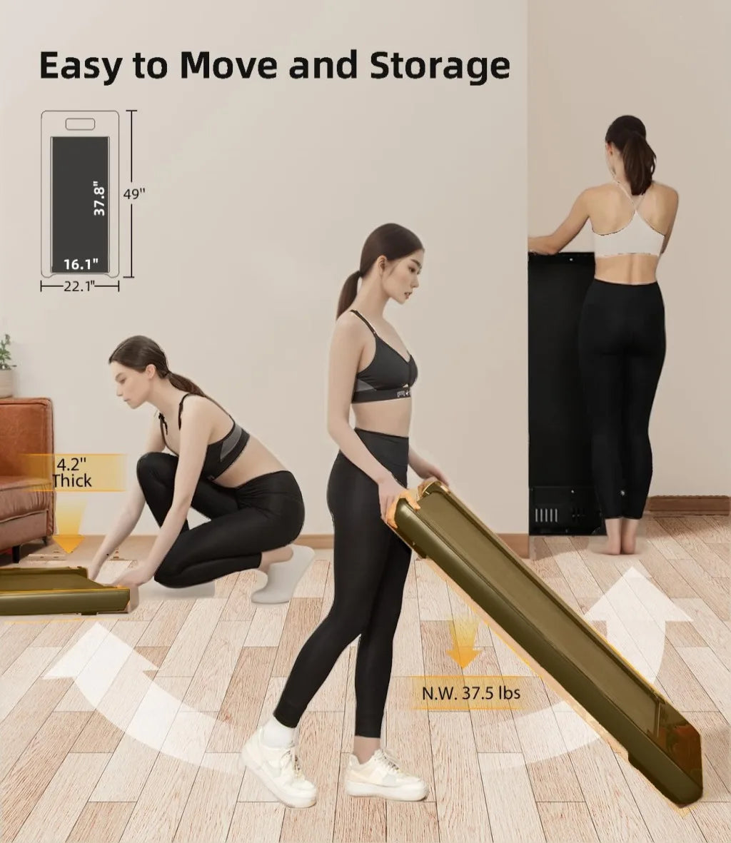 Walking Mat - under Desk Treadmill, Home/Office Treadmill, Portable Treadmill, under Desk Walking Mat Treadmill with Remote Cont
