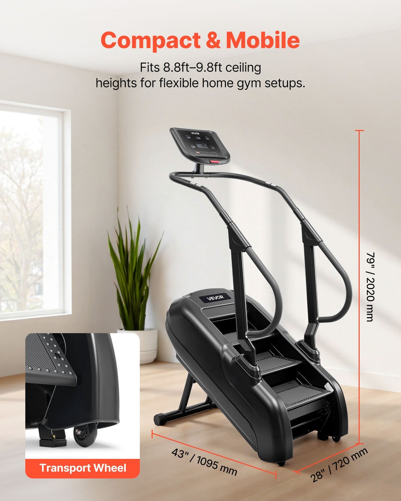 Stair Stepper Machine Continuous Climbing Exercise Cardio Lower Body Workouts
