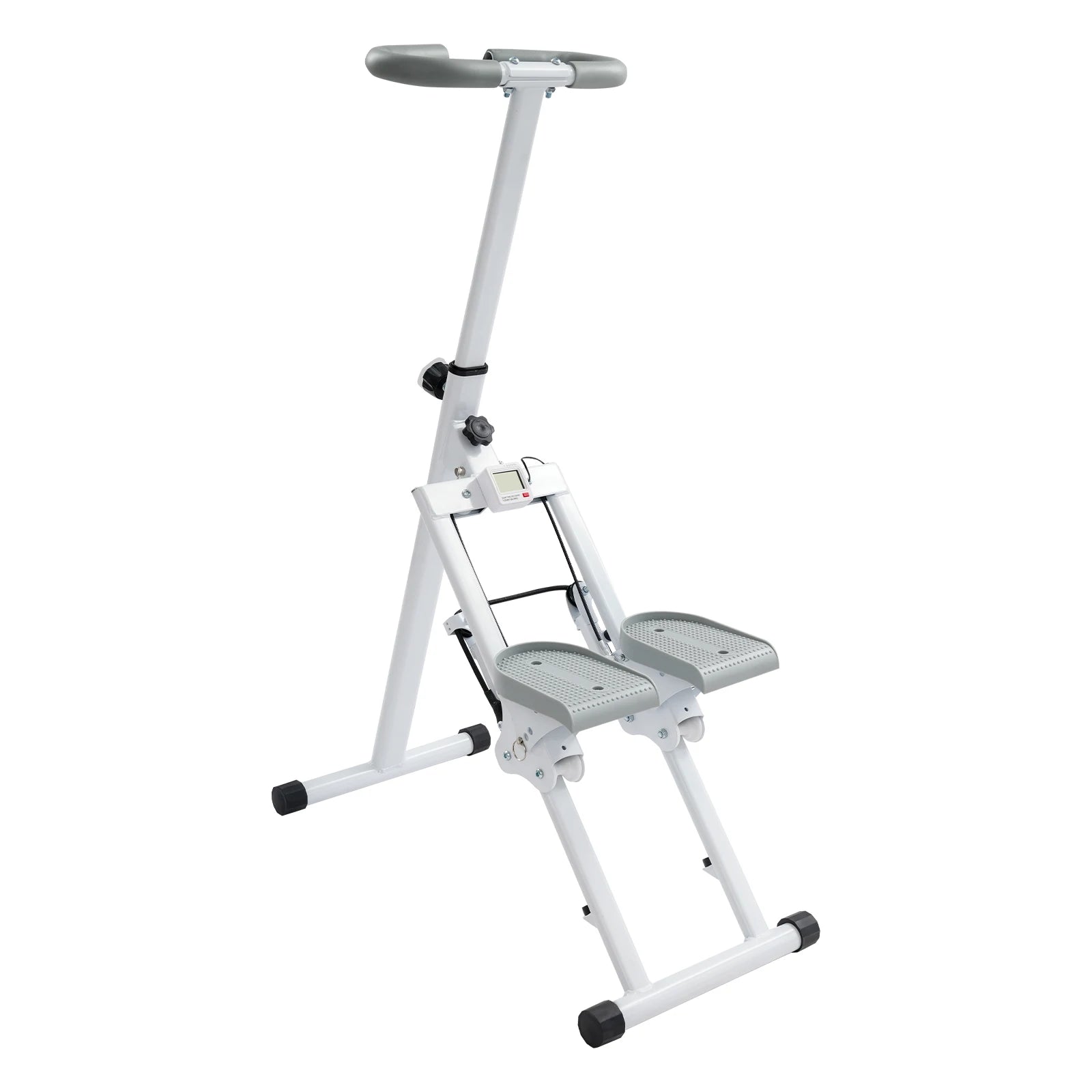 Adjustable Stair Stepper, Foldable Vertical Stair Climber for Full-Body Workout, 1.2Mm Thick Stair Stepper for Home Gym