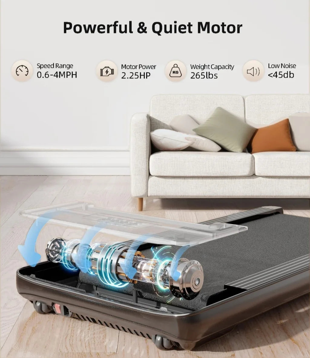 Walking Mat - under Desk Treadmill, Home/Office Treadmill, Portable Treadmill, under Desk Walking Mat Treadmill with Remote Cont