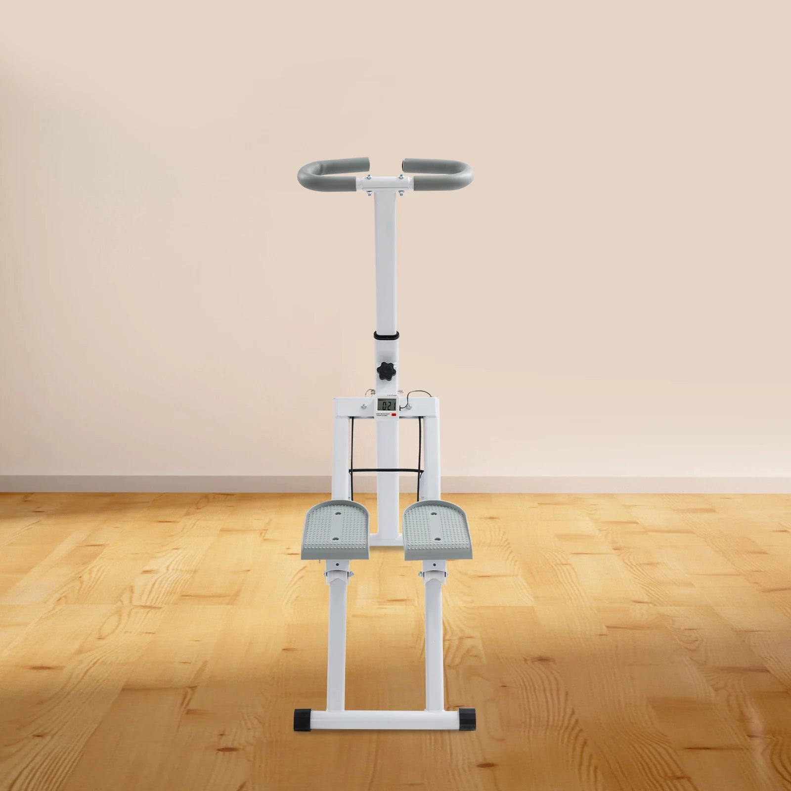 Adjustable Stair Stepper, Foldable Vertical Stair Climber for Full-Body Workout, 1.2Mm Thick Stair Stepper for Home Gym